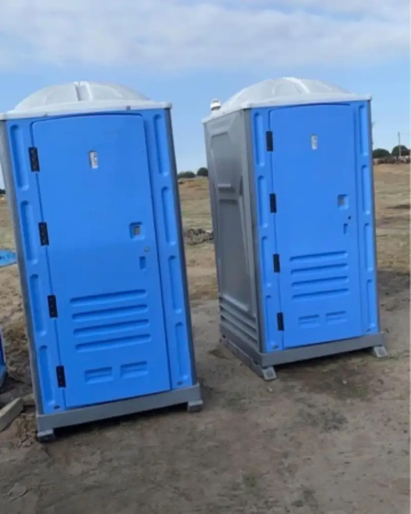 Standard porta potty rental unit in Midland, TX